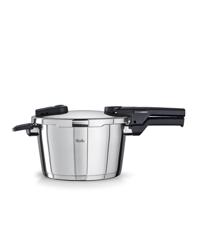 Fissler Vitaquick Glossy Düdüklü Tencere 4,5L Siyah