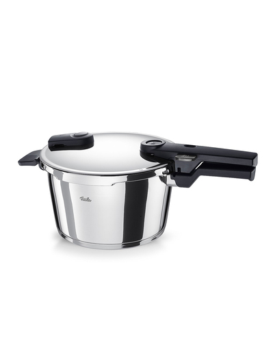 Fissler Vitaquick Glossy Düdüklü Tencere 4,5L Siyah