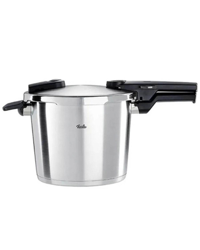 Fissler Vitaquick Glossy Düdüklü Tencere 6L Siyah
