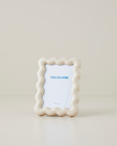 Flore Mdf Çerçeve 10x15 cm Krem