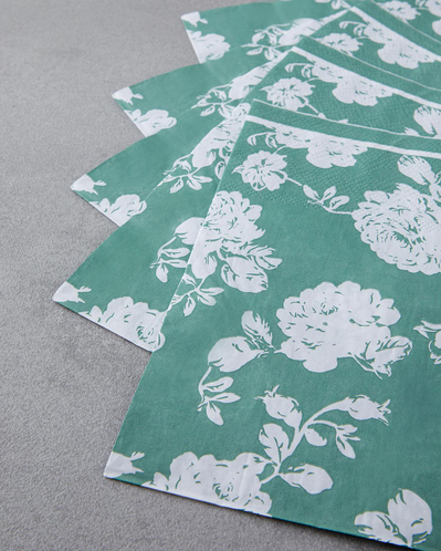 Florella Kağıt 20li Kağıt Peçete 33x33 cm Yeşil