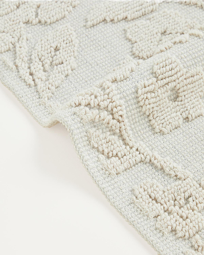 Floweret Pamuklu Bukle Kilim Krem