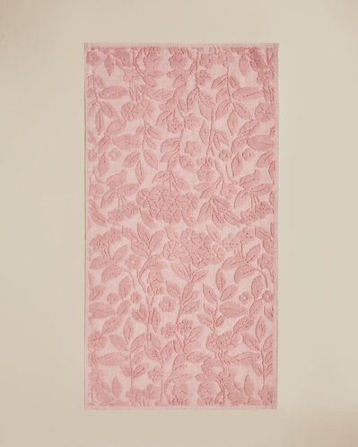 Floweret Pamuklu Bukle Kilim 80x150 cm Pudra