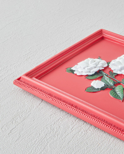 Flowers Duvar Aksesuarı 20x17x1,5 cm Kırmızı