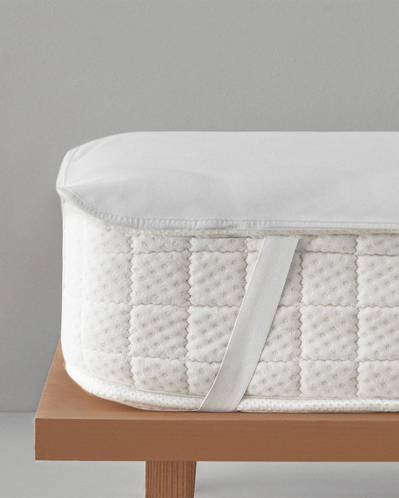 Fresh Touch Sıvı Geçirmez Çift Kişilik Yatak Koruyucu Alez 160x200 cm Beyaz