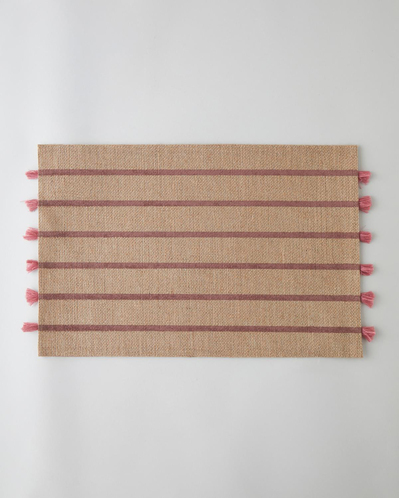 Fringe Jüt 2li Amerikan Servis 30x45 cm Pembe