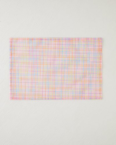 Galaxy Stripes Polyester 4lü Amerikan Servis 30x45 cm Pembe