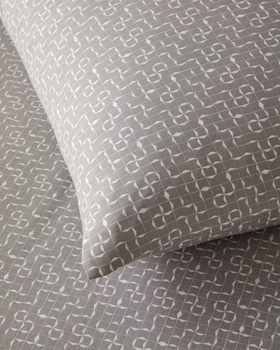 Geomora Kolay Ütülenir Çift Kişilik Çarşaflı Nevresim Takımı 200x220 cm Vizon