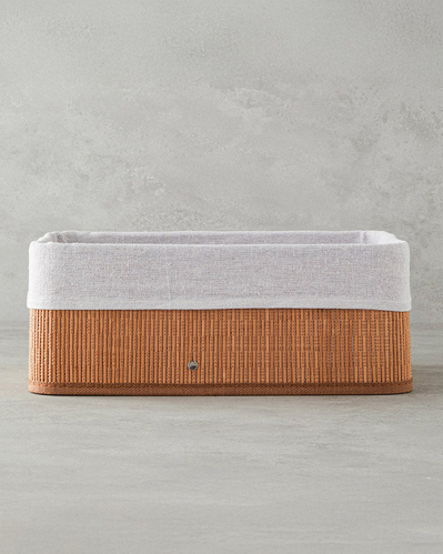 Gina Bambu Sepet 36x26x14 cm Açık Kahverengi