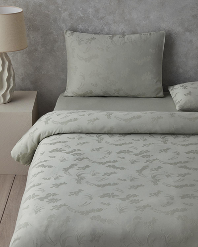 Glare Tek Kişilik Çarşaflı Nevresim Takımı Yeşil