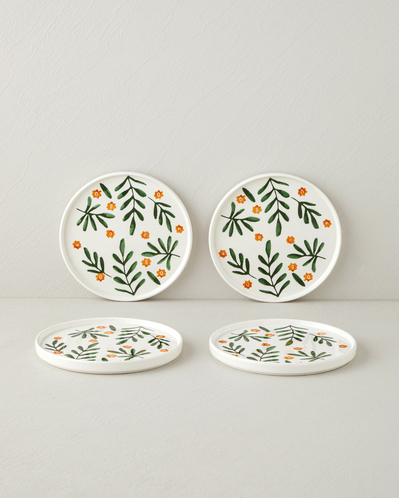 Greeny Seramik 4lü Pasta Seti 20 cm Renkli