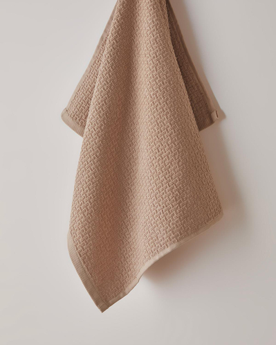 Grid Pamuk Yüz Havlusu 50x70 cm Somon