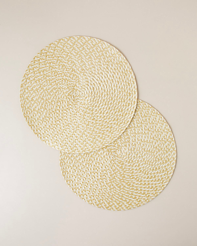 Gridle PP – Polyester 2li Amerikan Servis 38 cm Natural