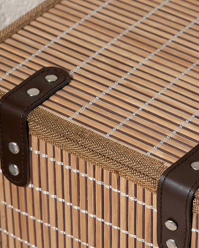 Hardwood Bambu Saklama Kutusu Kahve