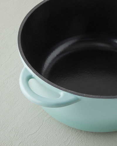 Hecha Demir Döküm Derin Tencere 24 cm Mint