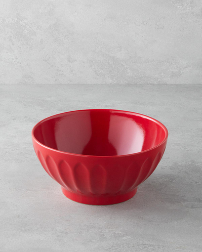Hecha Seramik Karıştırma Kabı 23x12 cm Kırmızı