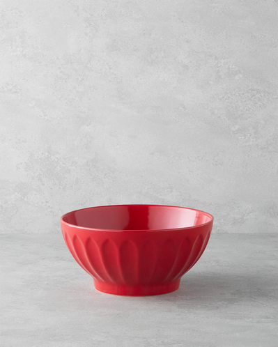 Hecha Seramik Karıştırma Kabı 23x12 cm Kırmızı