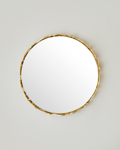 Hira Metal Dekoratif Tepsi 5,5 cm Gold