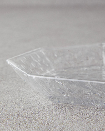 Jesse Cam Pasta Tabağı 16 cm Şeffaf