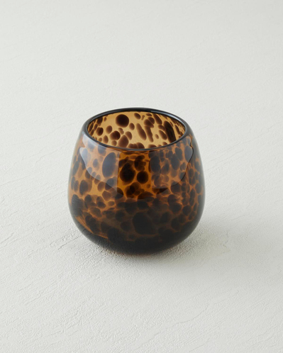 Karina Cam Dekoratif Kase 8,5 cm Kahve