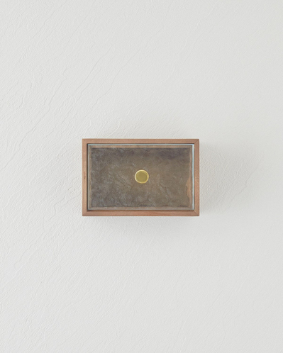 Kavita Dekoratif Kutu 15x10x8 cm Koyu Kahverengi