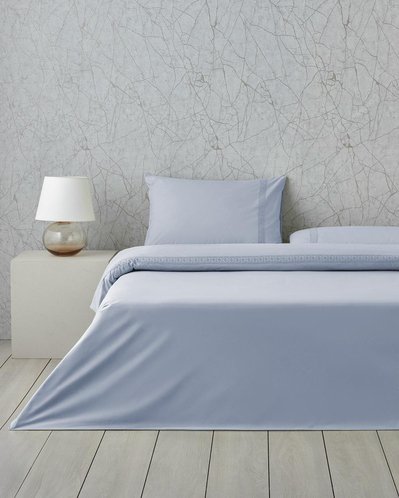 Lace Elegance Kopanakili Perkal Çift Kişilik Çarşaflı Nevresim Takımı 200x220 cm Lila