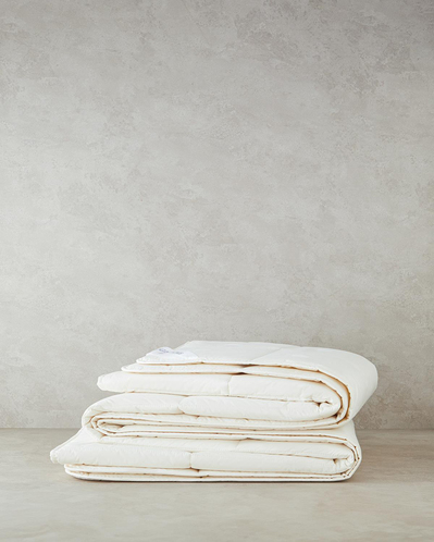 Layna Yıkanabilir Yün Çift Kişilik Yorgan 195x215 cm Krem