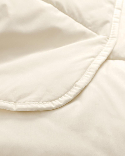 Layna Yıkanabilir Yün Tek Kişilik Yorgan 155x215 cm Krem