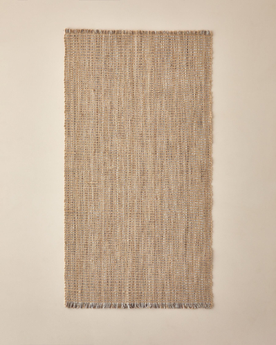 Leona Dekoratif Jüt Kilim Natural