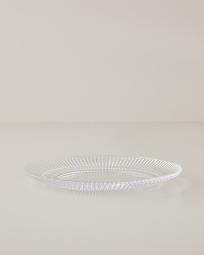Lucent Cam Pasta Tabağı 20 cm Şeffaf