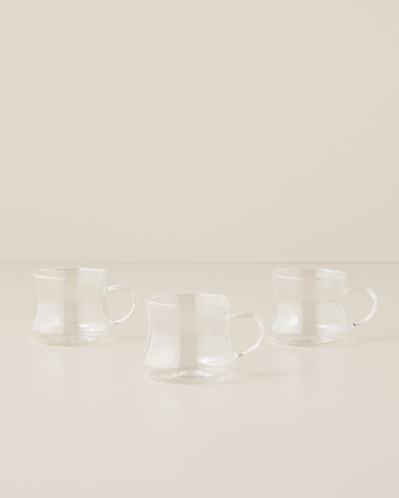 Lucia Cam 3lü Çay Bardağı 200 ml Şeffaf