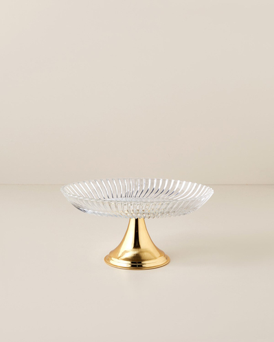 Lumin Cam Kek Standı 19,5x24,5 cm Gold
