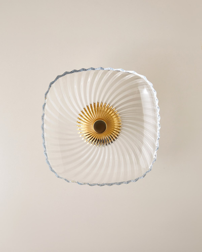 Lumin Cam Kek Standı 24,5x24,5 cm Gold