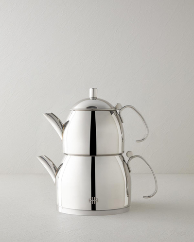 Lumos Çelik Çaydanlık Silver