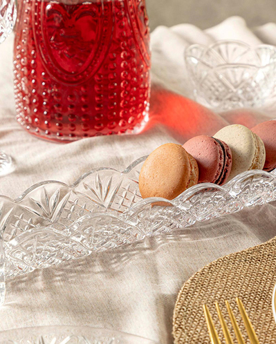 Lusi Cam Sunum Tabağı 24 Cm