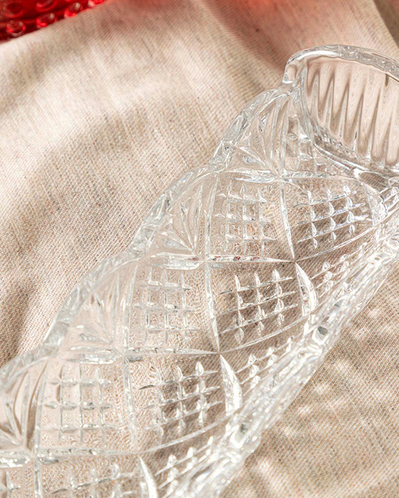 Lusi Cam Sunum Tabağı 24 Cm