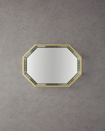 Luxury Cam Dekoratif Tepsi 25x18x4 cm Gold