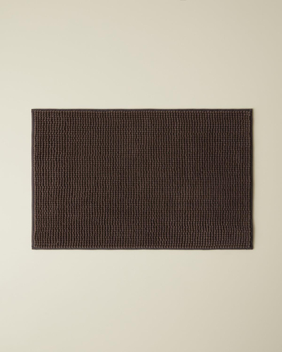 Macaroni Kaydırmaz Taban Banyo Paspası 50x80 cm Kahverengi