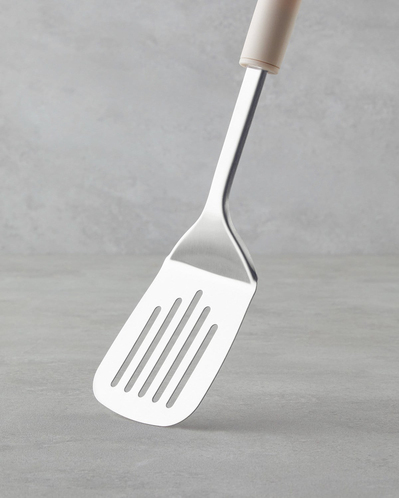 Maisy Paslanmaz Çelik Izgara Spatula 33 cm Krem