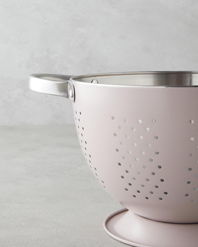 Makeda Paslanmaz Çelik Süzgeç 22 cm Açık Pembe