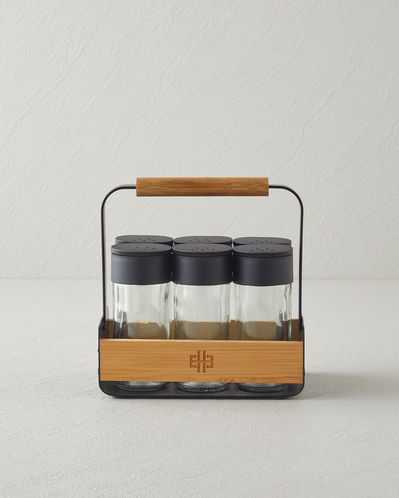 Marco Cam 7 Parça Baharatlik 15x11 cm Siyah