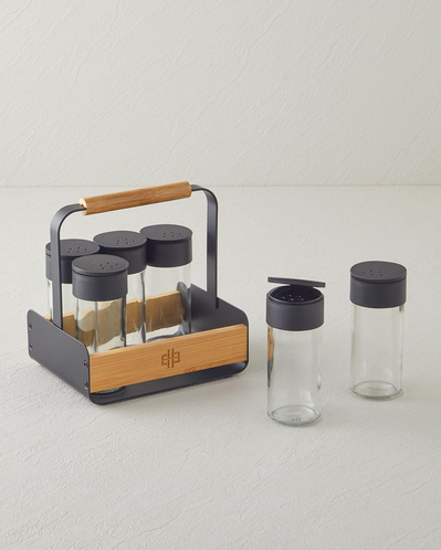 Marco Cam 7 Parça Baharatlik 15x11 cm Siyah