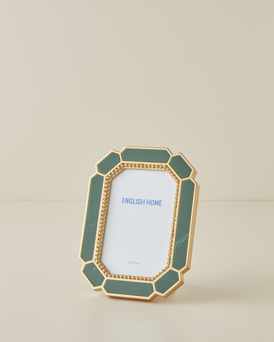 Maria Mdf Çerçeve 10x15 cm Yeşil-Gold