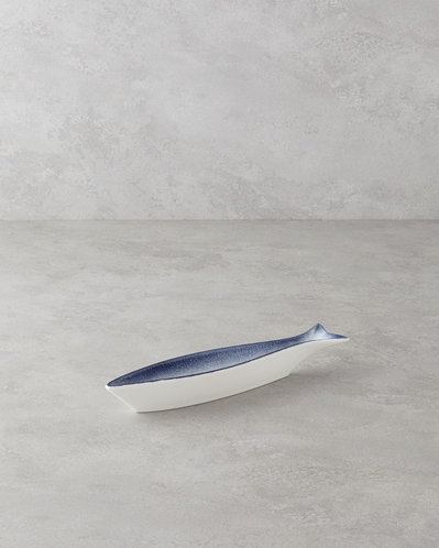 Marinova Porselen Çerezlik 27 cm Mavi-Beyaz