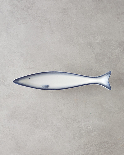 Marinova Porselen Çerezlik 27 cm Mavi-Beyaz