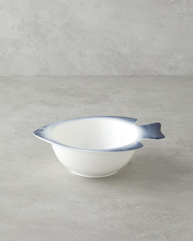 Marinova Porselen Kase 23 cm Mavi-Beyaz