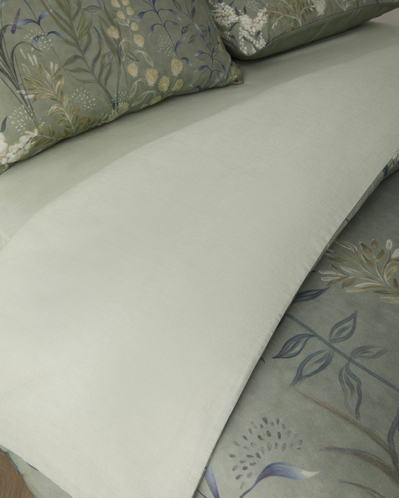 Meadow Spirit Dijital Baskılı Kolay Ütülenir Tek Kişilik Çarşaflı Nevresim Takımı 160x220 cm Koyu Yeşil