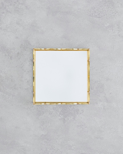 Mensa Cam Dekoratif Tepsi 18x18x3,5cm Gold