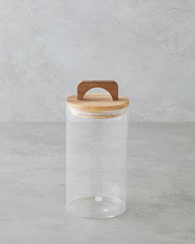 Miria Borosilikat Kavanoz 1200 ml Kahve