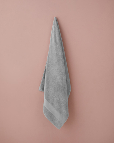 Modern Line Pamuk Banyo Havlusu 90x150 cm Koyu Gri